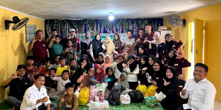 Relawan Forpis Kota Langsa Edukasi Bencana dan Berbagi Donasi di YPPAN