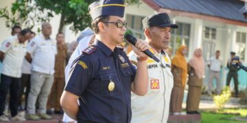 Bea Cukai Langsa Bersama Satpol PP Aceh Timur Sosialisasi Bahaya Rokok Ilegal 