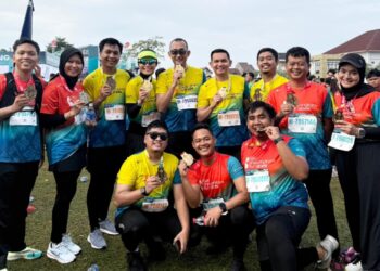 Komitmen Budaya Sehat dan Kolaboratif, Karyawan Anak Usaha Holding Perkebunan Nusantara Meriahkan RBR 2025 di Riau