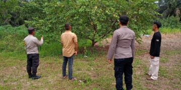 Polsek Pangkalan Lesung Gelar Patroli dan Sosialisasi Larangan Membakar Lahan