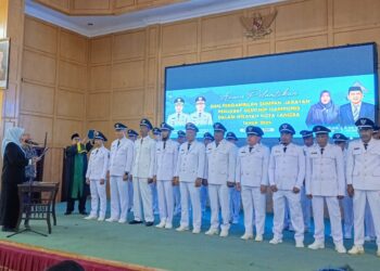 Plt Sekda Langsa Lantik dan Kukuhkan Pj Geuchik 