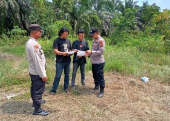 Cegah Karhutla, Polsek Pangkalan Lesung Patroli ke Daerah Rawan dan Sosialisasi Larangan Membakar Hutan
