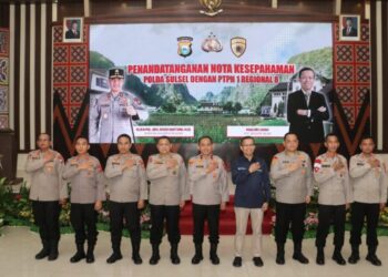 Dukung Astacita Presiden, Holding Perkebunan melalui PTPN I Teken MoU Ketahanan Pangan dengan Polda Sulsel