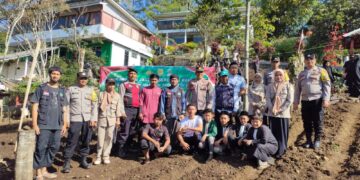 Wujudkan Ketahanan Pangan, Markaz Dakwah Al ghuroba Takengon, Polsek bebesen Dan Dinas Pertanian Tanam Jagung