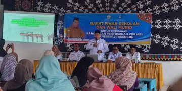 SMP Negeri 2 Takengon Gelar Rapat Pihak Sekolah Dan Wali Kelas Bersama Orangtua Murid