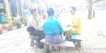 Bhabinkamtibmas Langgam Sambangi Warga, Imbau Waspada Hoaks dan Jaga Kamtibmas