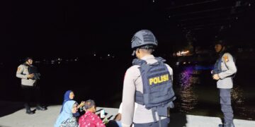 Tim Raga Res Kampar Patroli Malam, Jaga Kamtibmas Di Lokasi Rawan