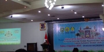 Silaturahmi Gubernur Herman Deru Dengan Himpunan Keluarga Pesantren Wali Songo Sumsel