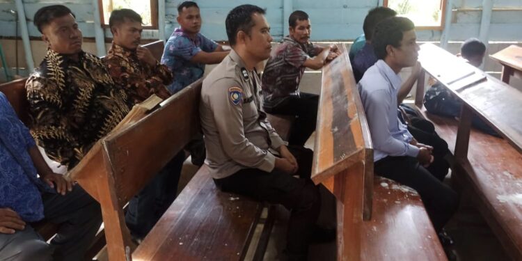 Polsek Langgam Hadiri Ibadah Minggu Kasih di HKI Agave, Sampaikan Pesan Kamtibmas