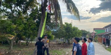 Pangkalan Kerinci Pasang Bendera Merah Putih Sambut HUT RI ke-80 Tahun 2025