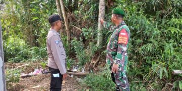 Polsek Langgam Gelar Patroli Cegah Kebakaran Hutan dan Lahan di Jalan Segati Dalam