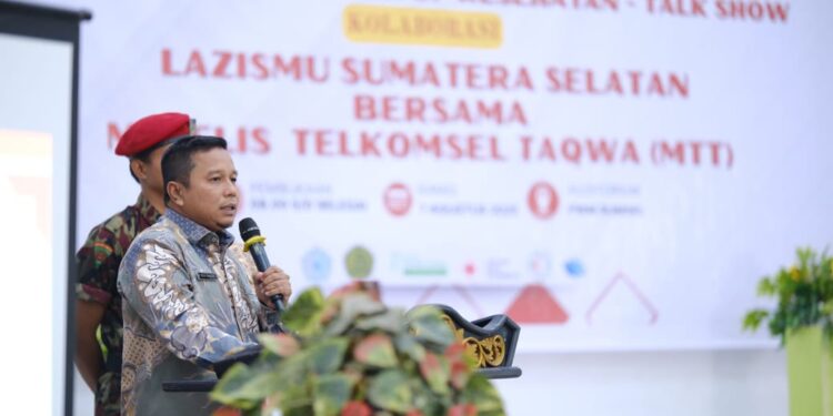 Penyaluran Program UMKM Bazar, Donor, Cek Up Kesehatan Serta Talk Show Lazismu Sumsel Bersama Majelis Telkomsel Taqwa