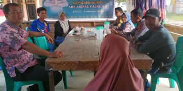 Polsek Bunut Gelar Jumat Curhat, Warga Diedukasi Bahaya Narkoba, Judi Online, hingga Karhutla