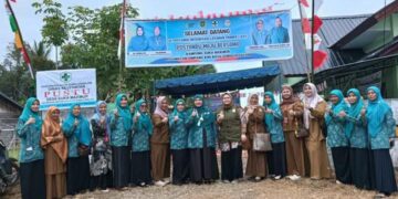 Ketua PKK Kota Subulussalam Menghadiri Posyandu Dan Pengukuhan TP PKK Suka Makmur