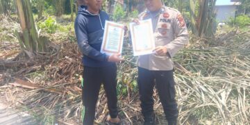 Polsek Kuala Kampar Intensifkan Patroli dan Sosialisasi Larangan Membakar Lahan