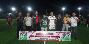 Meriah! Upika Cup I Mini Soccer Resmi Dibuka di Pangkalan Kuras, Semarakkan HUT RI ke-80