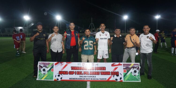 Meriah! Upika Cup I Mini Soccer Resmi Dibuka di Pangkalan Kuras, Semarakkan HUT RI ke-80