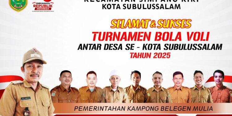 Pemuda Desa Belegen Mulia Sukses Gelar Turnamen Voli Dalam Rangka HUT RI Ke-80