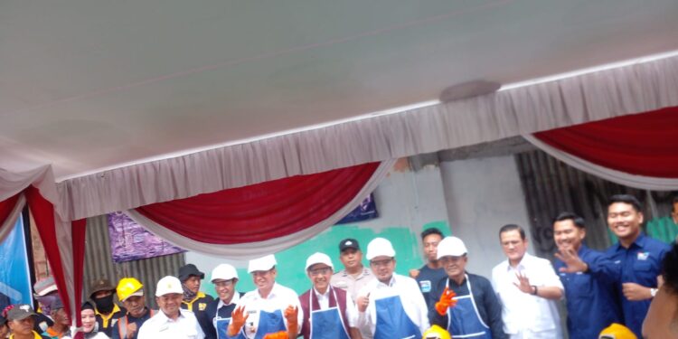 Pengecatan Bangunan Penataan Wajah Kota Mendukung Program “Palembang Belagak”