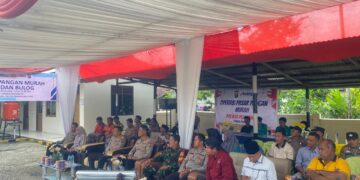 Stabilisasi Pasokan dan Harga Pangan, Polisi Gelar Pasar Murah di Pangkalan Kuras