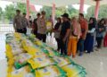 Polisi Bunut Gelar Operasi Pasar Murah di Bandar Petalangan, 6,39 Ton Beras Ludes Terjual