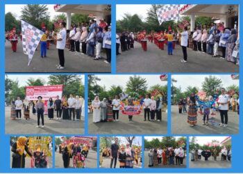 Wali Kota Langsa Lepas Pawai Alegoris HUT Kemerdekaan RI ke-80