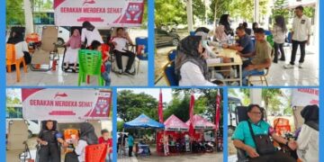 Gerakan Merdeka Sehat, KSR PMI Unsam Gelar Donor Darah dan Cek Kesehatan Gratis 