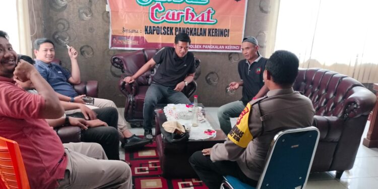Jumat Curhat di Pangkalan Kerinci, Warga Keluhkan Gangguan Remaja Main Game Sampai Subuh