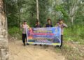 Cegah Karhutla, Polsek Pangkalan Lesung Gencar Laksanakan Patroli dan Sosialisasi Maklumat Kapolda