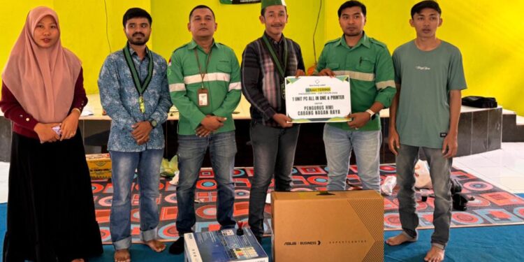 Dukung Kaderisasi, PT BEL Bantu Komputer Dan Printer Untuk HMI Nagan Raya