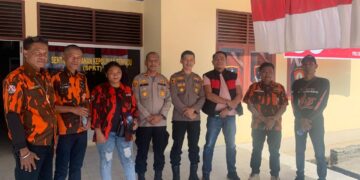 Pemuda Pancasila Kampar Kiri Kunjungi Polsek, Jalin Silaturahmi Dan Bahas Isu Masyarakat