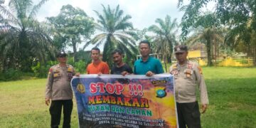 Polsek Ukui Gencarkan Patroli dan Himbauan Karhutla