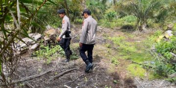 Maklumat Kapolda Riau di Sosialisasikan Polisi, Cegah Karhutla di Perkebunan Masyarakat