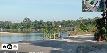 Turap Jalan Desa Padang Luas  Ke Desa Terantang Butuh perhatian Serius Pemerintah