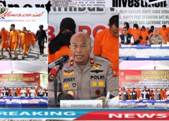 Polda Riau Musnahkan Narkoba Rp 123,7 M Hasil Operasi 3 Bulan