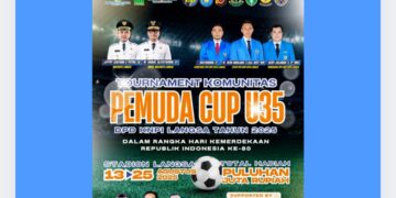 17 Club Semarakan Turnamen Pemuda Cup U-35 KNPI Langsa 