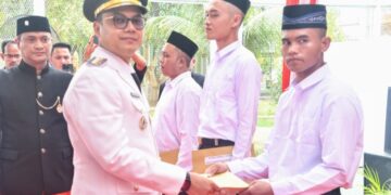 Wali Kota Langsa Serahkan Remisi Pada Sejumlah Napi di HUT Kemerdekaan RI ke-80