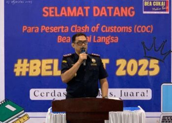 Antusias Pelajar Mengikuti Bea Cukai Langsa Festival 2025