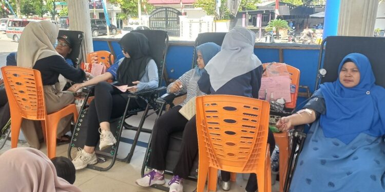 Baksos Kemanusiaan Donor Darah Warnai Kemeriahan PANWalk HUT PAN ke-27 di Langsa