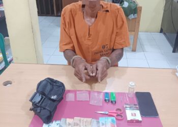 Narkoba RONGSOK Masa Depan, Polisi Bertindak!” Polsek XIII Koto Kampar GREBEK Pengedar di Sibiruang, Barang Bukti Lengkap!