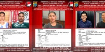 Polda Sumut Tetapkan DPO Pasutri Pemilik Dragon KTV Dan Gempar Selamat, Pengendali Narkoba Jalur Laut Asahan