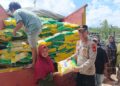 Polsek Air Kumbang Sukses Melaksanakan Gerakan Pangan Murah Sebanyak 10 Ton Terjual 