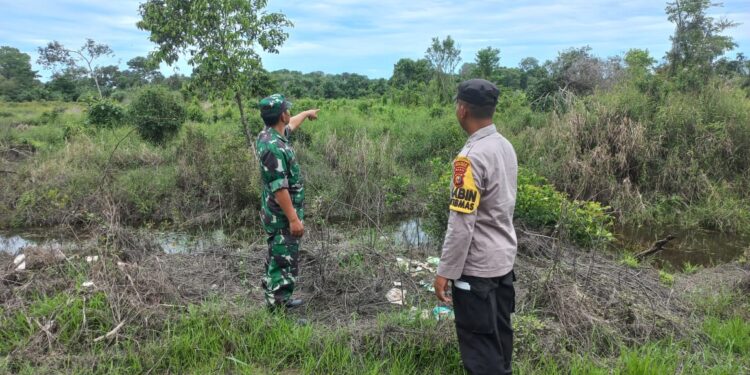 Cegah Karhutla, Polsek Langgam Patroli ke Titik Rawan di Jalan Segati Dalam
