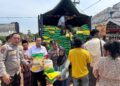 Polsek Tungkal Ilir Sukses Gelar Gerakan Pangan Murah, 8 Ton Beras Bulog Ludes Terjual