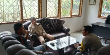 Sambang Warga, Bhabinkamtibmas Polsek Bunut Ajak Masyarakat Jaga Kamtibmas