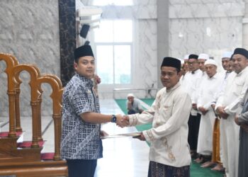 Pengurus Masjid Agung Darul Falah Dikukuhkan Wali Kota Langsa