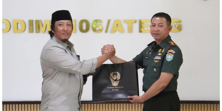 Anggota DPRK Aceh Tengah Fahrijal Kasir Bersama Sekwan Hadiri Rakornis TMMD Ke-126