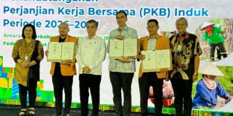 PTPN III (Persero) dan FSPBUN Tandatangani PKB Induk 2026–2027, Wujudkan Hubungan Industrial Harmonis