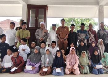 Berkah Maulid Nabi Bersama Puluhan Anak Yatim di Gampong Seuriget