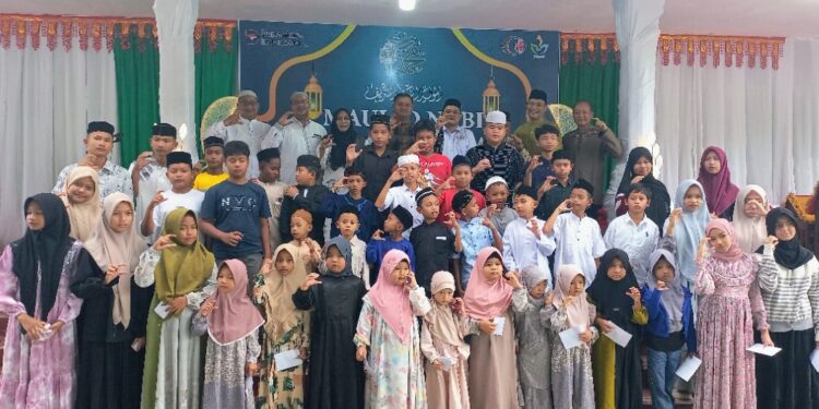 Peringatan Maulid Nabi Muhammad SAW, PT CMN Santuni Puluhan Anak Yatim dan Aneka Kegiatan 